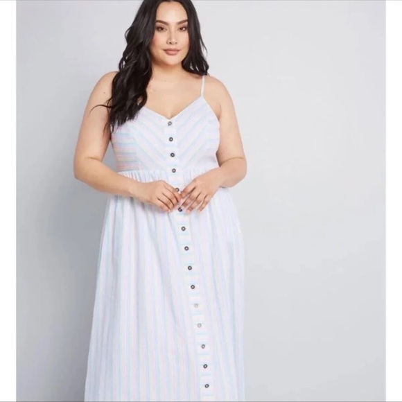 NWT ModCloth Clearly charismatic midi dress - Picture 3 of 5